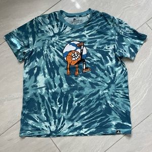Adidas LIL STRIPE TIE-DYE Basketball shirt men's size Large